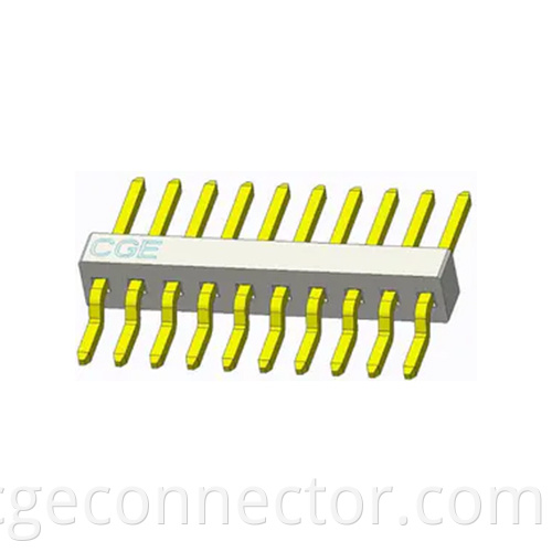 1.27 Single-row reclining patch Pin Header Connector